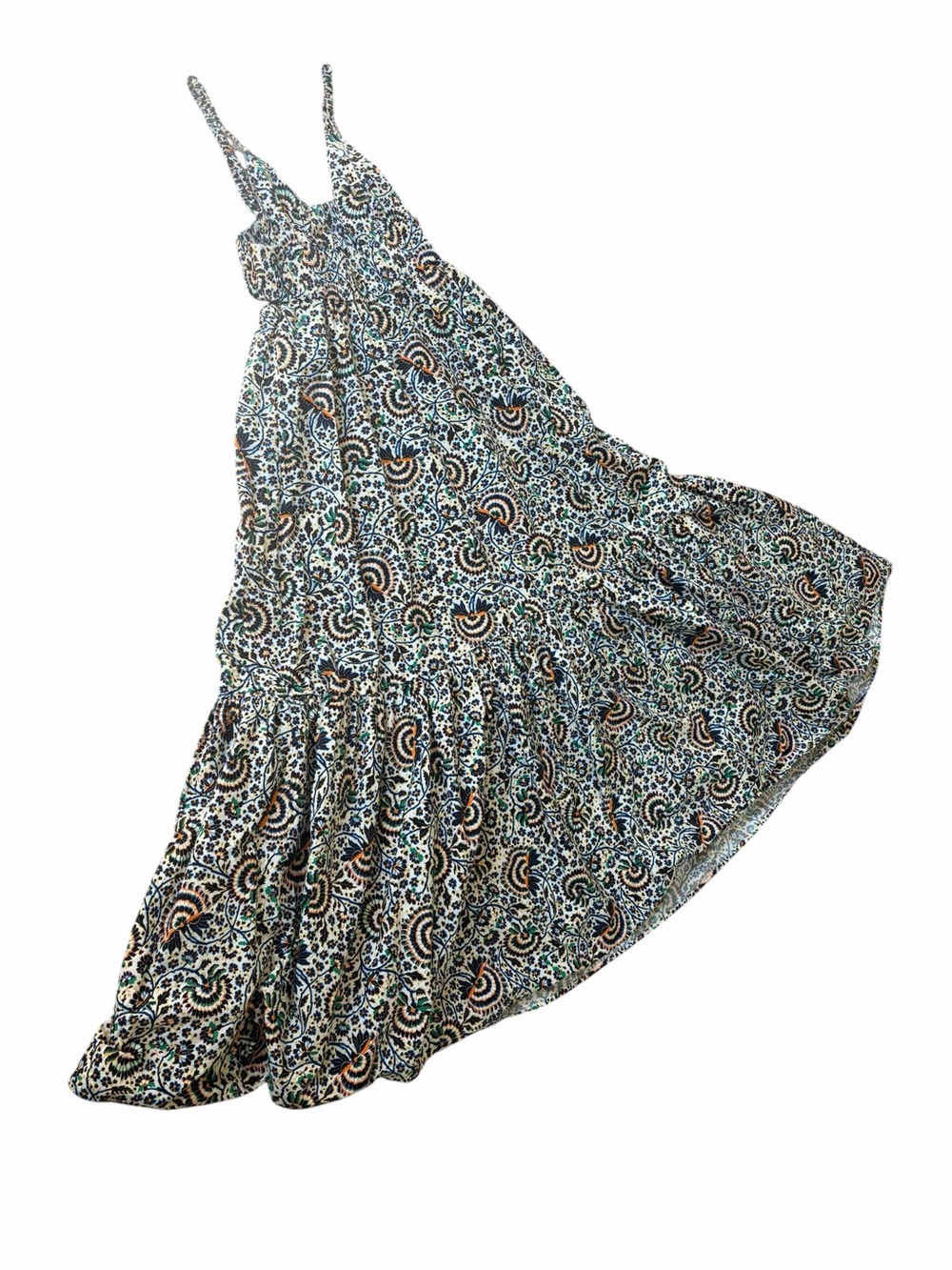 ALC Women's printed Sundress - Blue and Black Pattern size 6